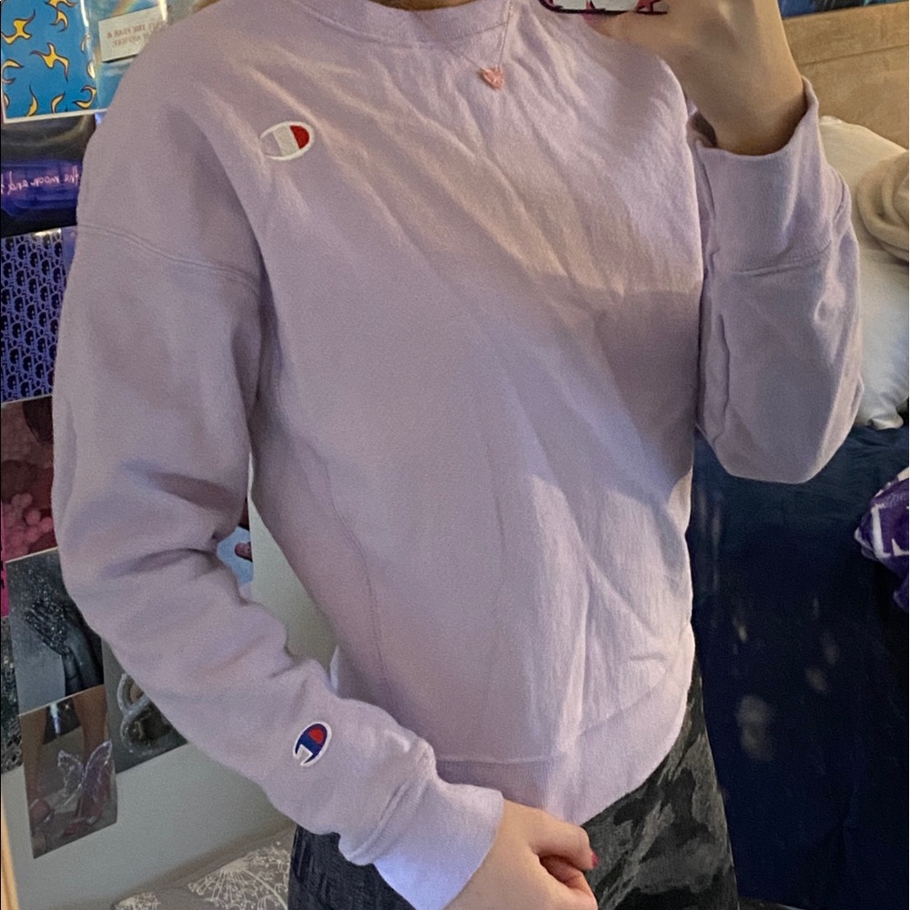 LAVENDER CHAMPION CREWNECK💜💜